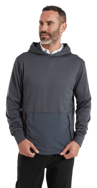 FootJoy ThermoSeries Crossover sudadera con capucha de hombre, charcoal