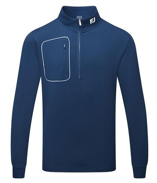 FootJoy TS Texture chaqueta de media capa para hombre, azul marino