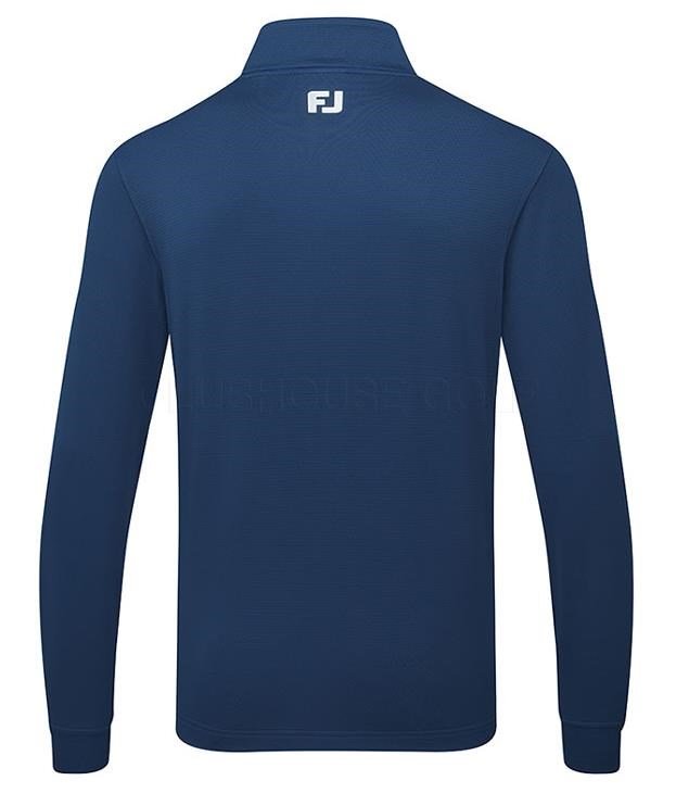 FootJoy TS Texture chaqueta de media capa para hombre, azul marino