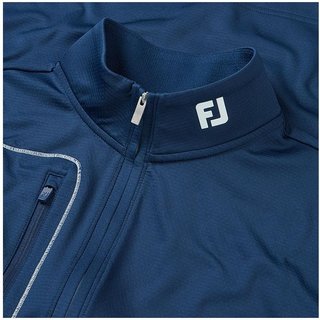 FootJoy TS Texture chaqueta de media capa para hombre, azul marino