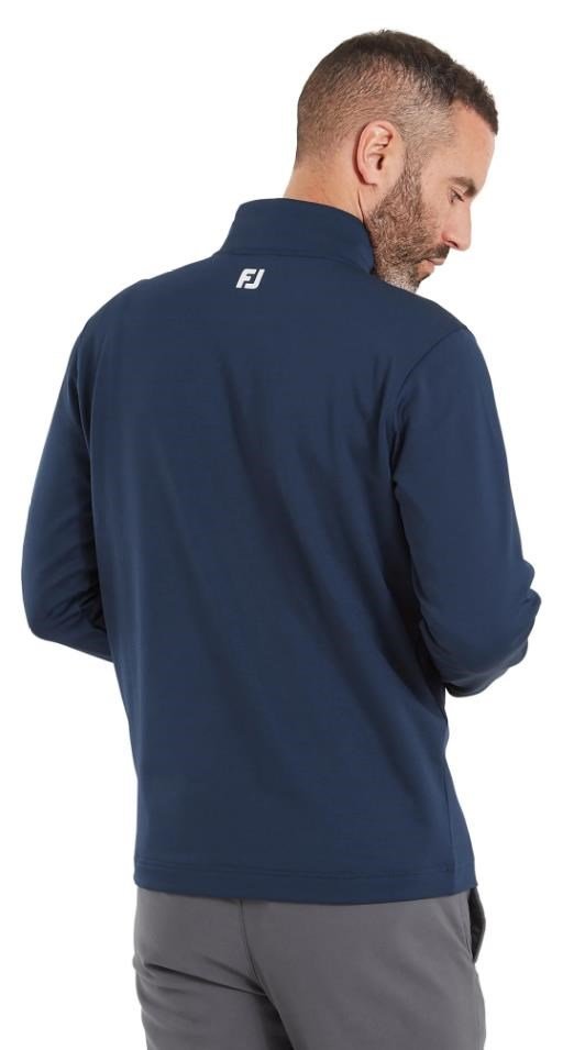 FootJoy TS Texture chaqueta de media capa para hombre, azul marino