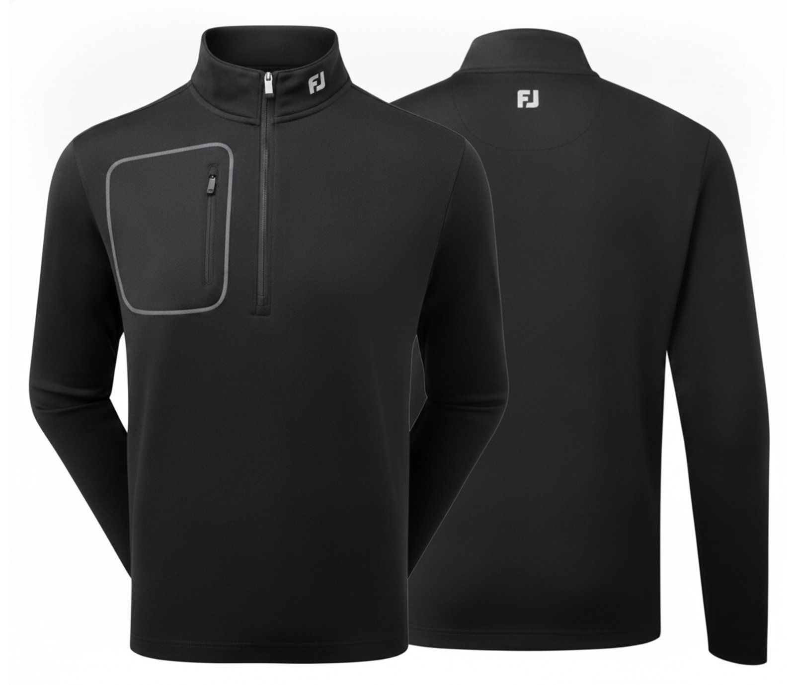 FootJoy ThermoSeries Texture Midlayer sudadera de hombre, negro