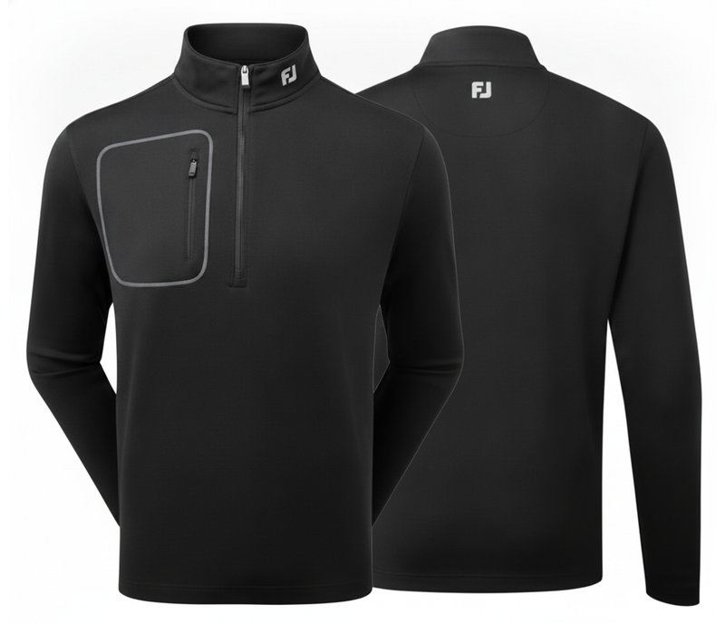FootJoy ThermoSeries Texture Midlayer sudadera de hombre, negro