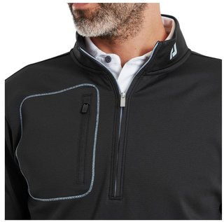 FootJoy ThermoSeries Texture Midlayer sudadera de hombre, negro