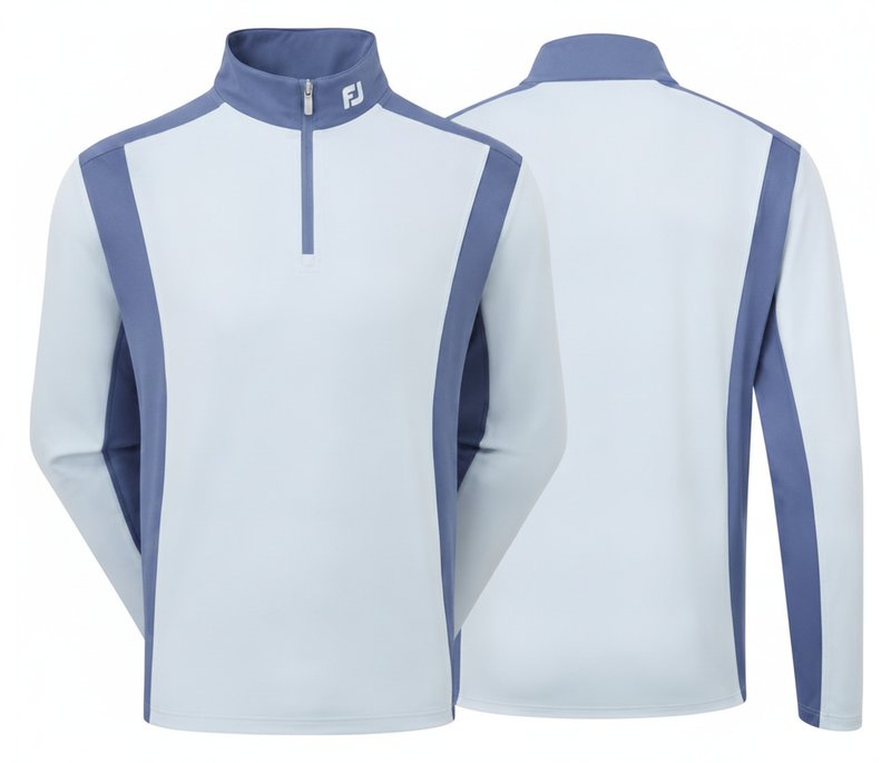 FootJoy ThermoSeries Blocked Midlayer sudadera de hombre, mist/midnight