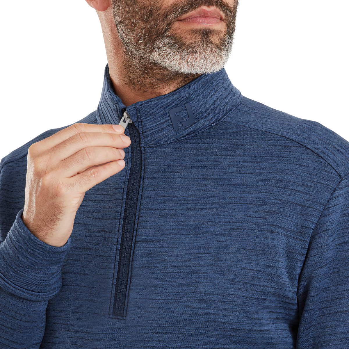 FootJoy ThermoSeries Space Dye Midlayer sudadera de hombre, navy