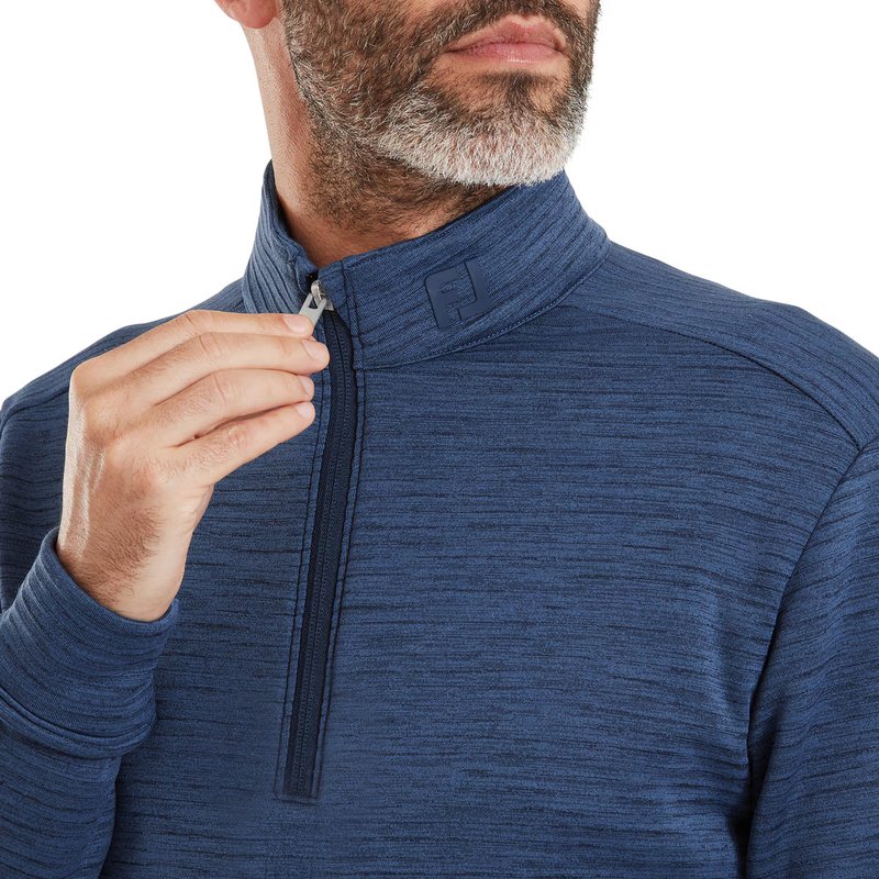 FootJoy ThermoSeries Space Dye Midlayer sudadera de hombre, navy