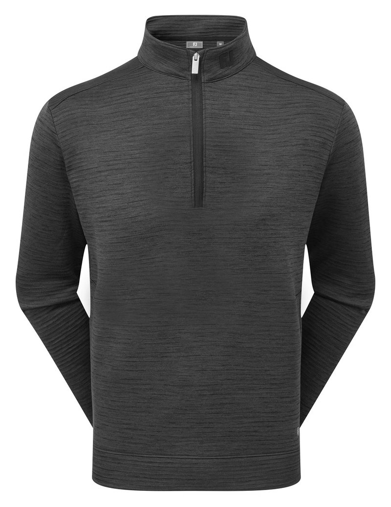 FootJoy ThermoSeries Space Dye Midlayer sudadera de hombre, negra