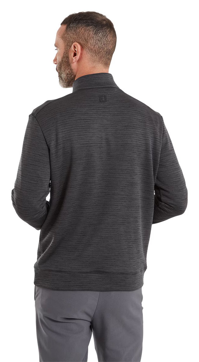 FootJoy ThermoSeries Space Dye Midlayer sudadera de hombre, negra