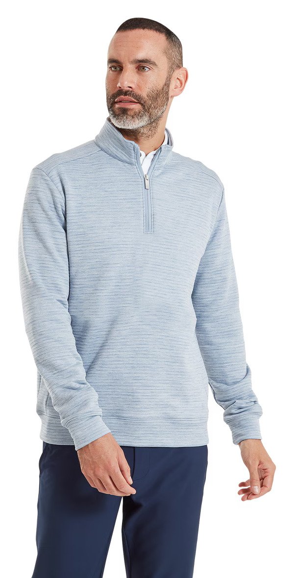 FootJoy ThermoSeries Space Dye Midlayer sudadera de hombre, gris