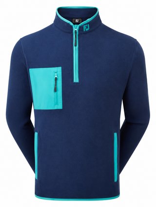 FootJoy Polar Fleece Chill-Out sudadera de hombre, navy/lake blue