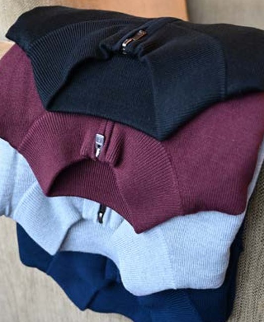 FootJoy drirelease Half-Zip Lined suéter de hombre, navy