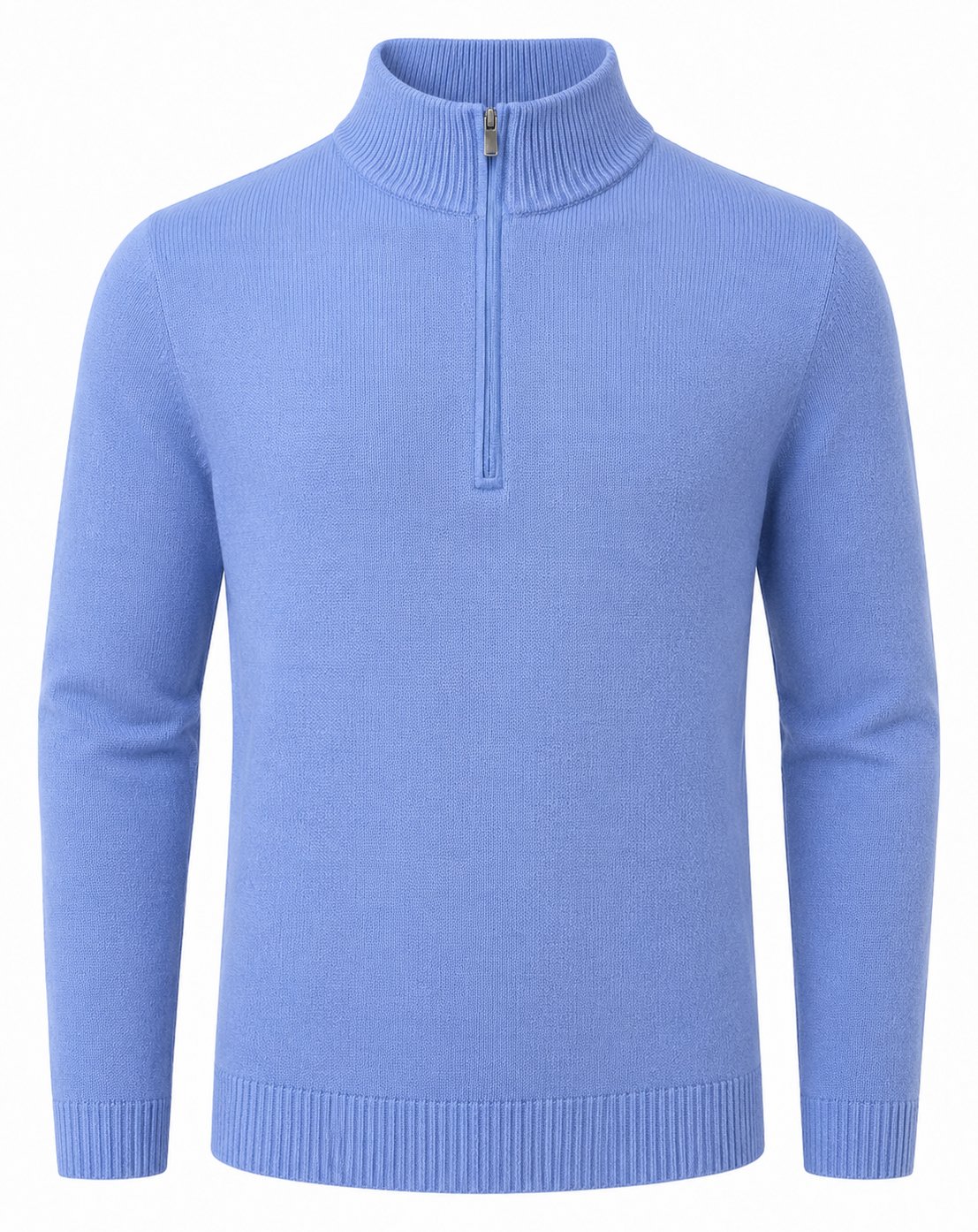 FootJoy drirelease Half-Zip Lined jersey de hombre, heather blue