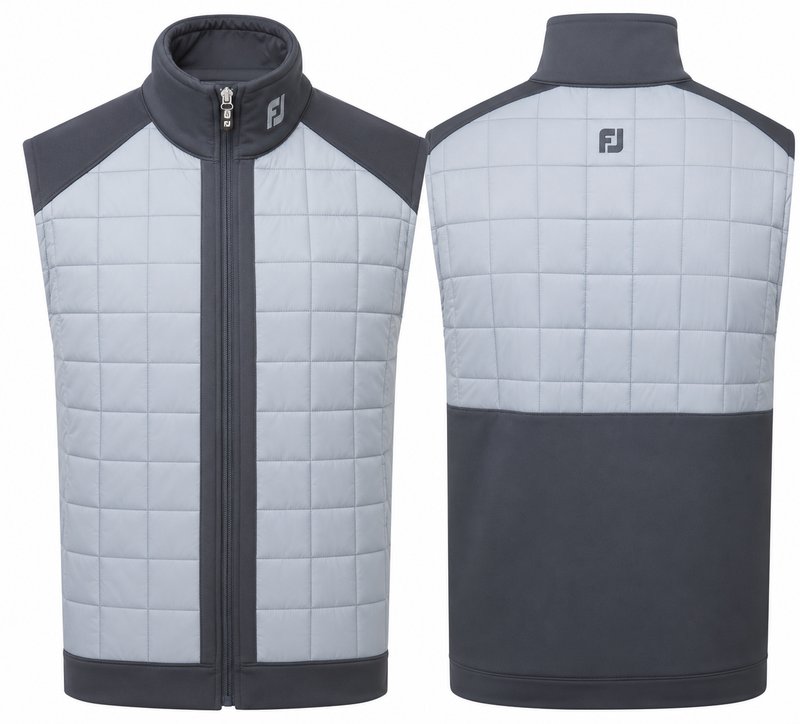 FootJoy ThermoSeries Lightweight Insulated chaleco para hombre, carbón/gris