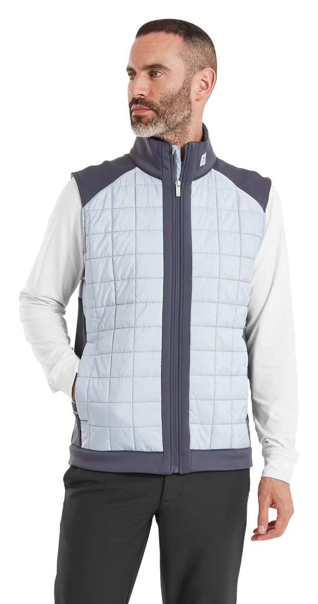 FootJoy ThermoSeries Lightweight Insulated chaleco para hombre, carbón/gris