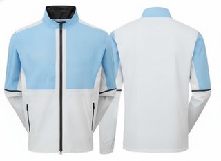 FootJoy DryJoys Select LX chaqueta de hombre, Mid Blue / Oyster Grey