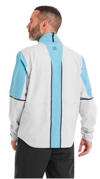 FootJoy DryJoys Select LX chaqueta de hombre, Mid Blue / Oyster Grey