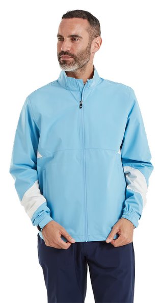 FootJoy HydroLite X chaqueta de hombre, mid blue/oyster grey