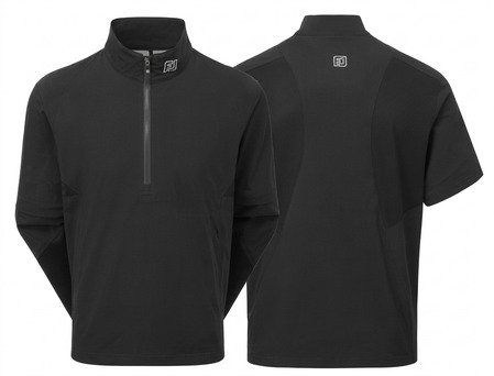 FootJoy HydroLite X camiseta de manga corta impermeable para hombre, negra