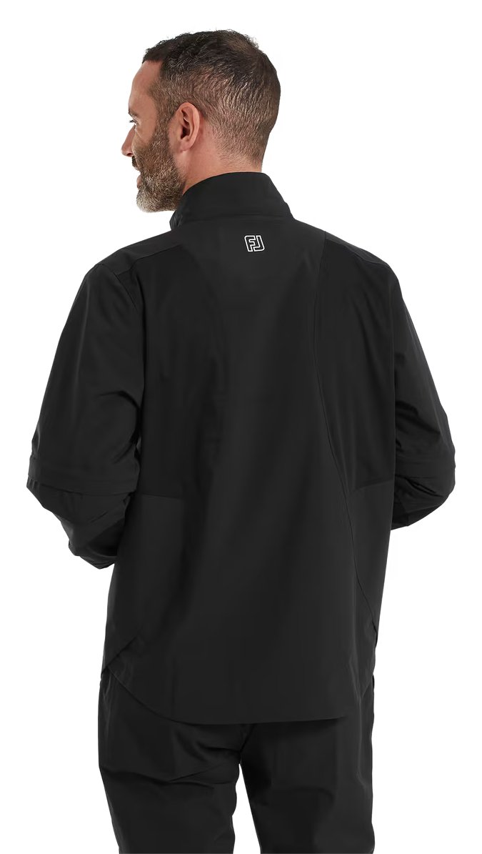 FootJoy HydroLite X camiseta de manga corta impermeable para hombre, negra