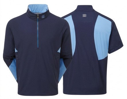 FootJoy HydroLite X camiseta de manga corta para hombre, navy/mid blue