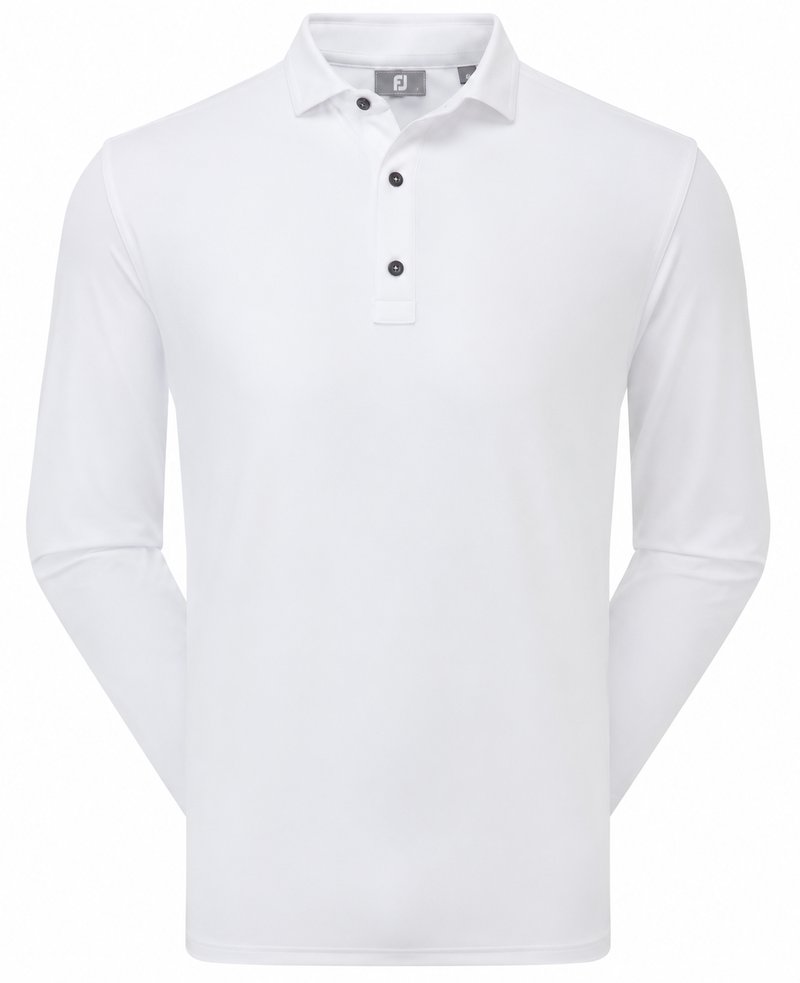 FootJoy ThermoSeries Longsleeves camiseta de manga larga para hombre, blanca