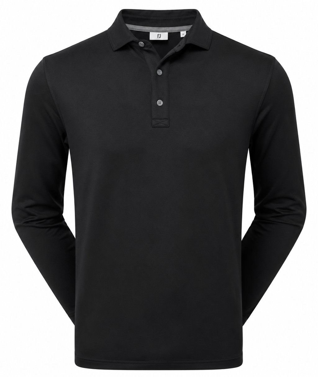FootJoy ThermoSeries Longsleeves camiseta de manga larga para hombre, negra