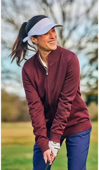 FootJoy drirelease Full-Zip Lined sudadera de mujer, port