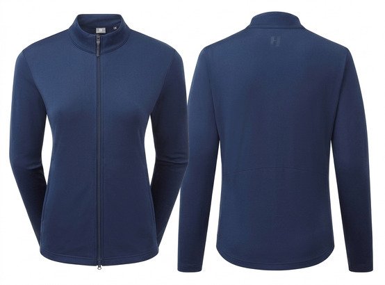 FootJoy ThermoSeries Full-Zip Midlayer sudadera de mujer, azul marino