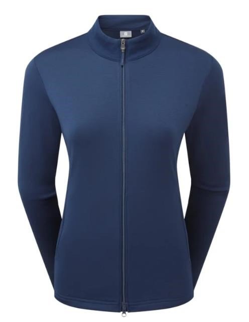 FootJoy ThermoSeries Full-Zip Midlayer sudadera de mujer, azul marino