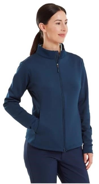 FootJoy ThermoSeries Full-Zip Midlayer sudadera de mujer, azul marino