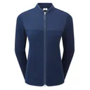 FootJoy MicroFleece Full-Zip Midlayer sudadera de mujer, navy