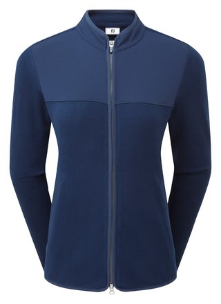 FootJoy MicroFleece Full-Zip Midlayer sudadera de mujer, navy