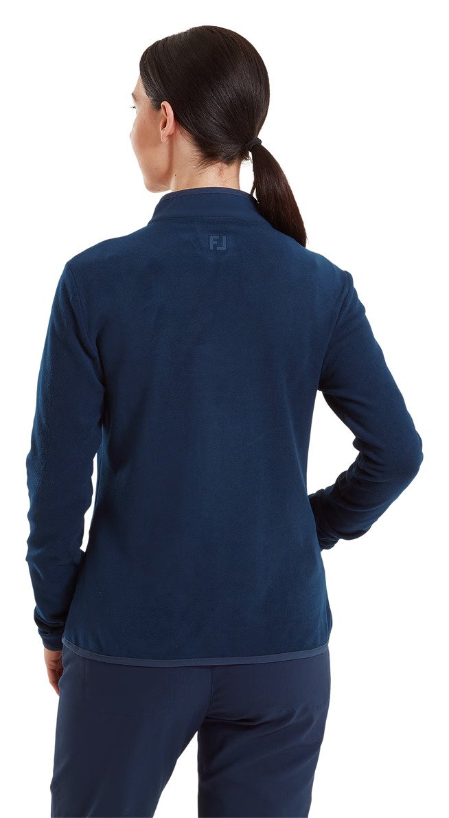 FootJoy MicroFleece Full-Zip Midlayer sudadera de mujer, navy