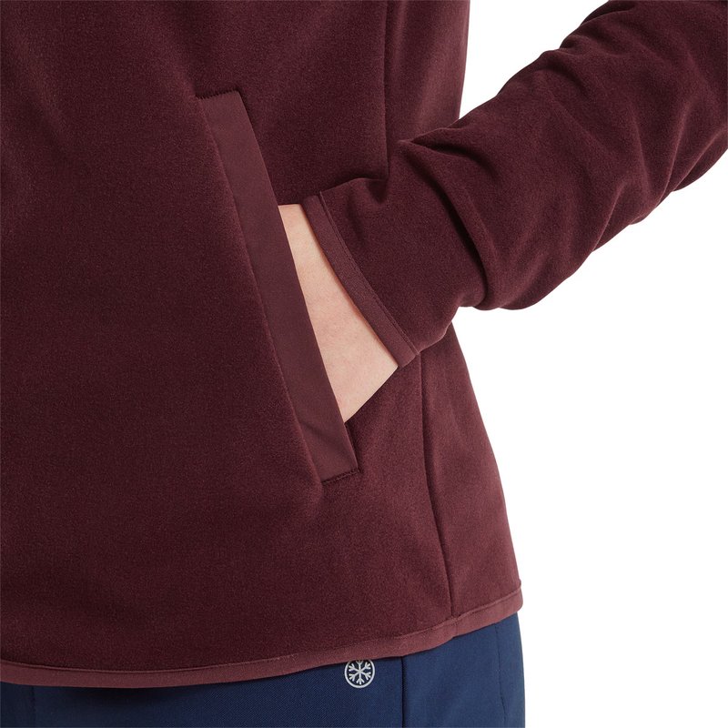 FootJoy MicroFleece Full-Zip Midlayer sudadera de mujer, port