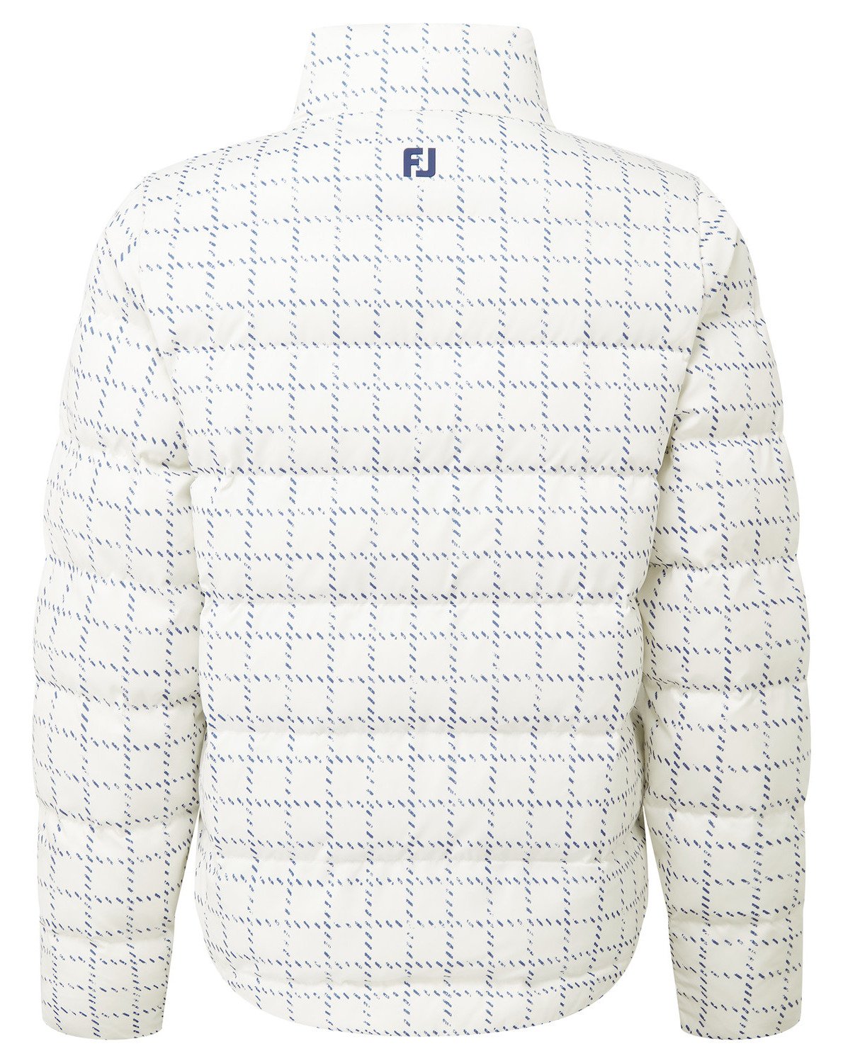 FootJoy ThermoSeries Insulated chaqueta de mujer, off white/navy distressed plaid