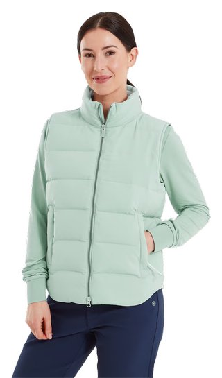 FootJoy ThermoSeries Insulated chaleco de mujer, eucalyptus