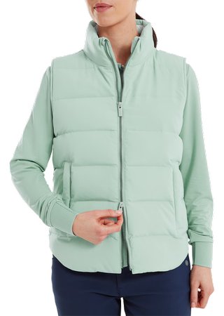 FootJoy ThermoSeries Insulated chaleco de mujer, eucalyptus