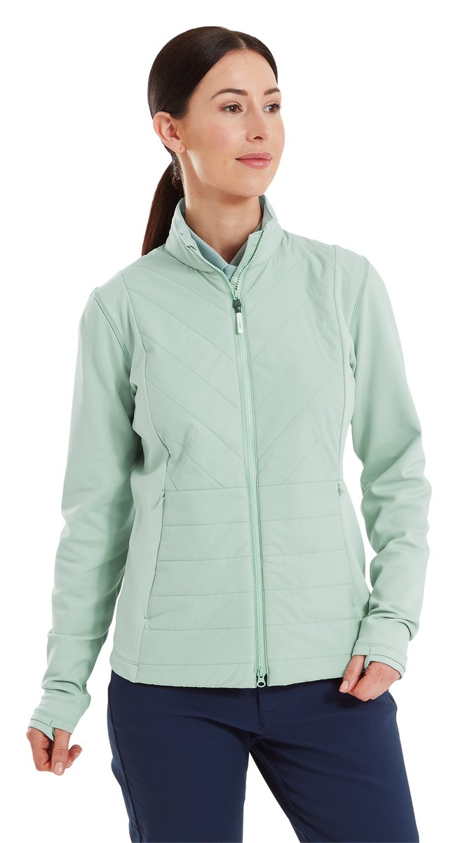 FootJoy ThermoSeries Hybrid chaqueta de mujer, eucalyptus
