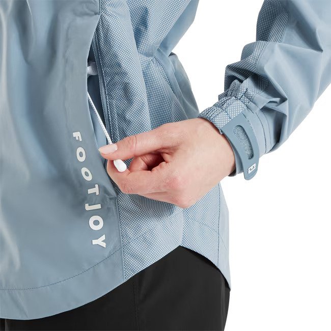 FootJoy HydroLite X chaqueta de mujer, winward blue/white dot