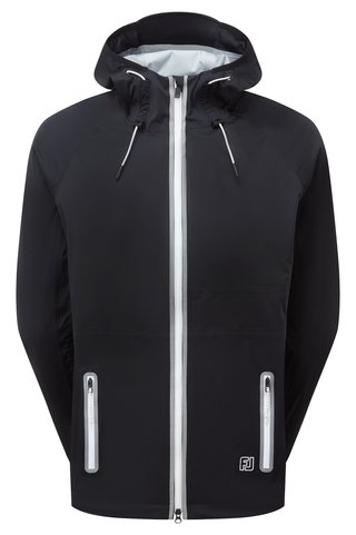 FootJoy HydroKnit chaqueta de mujer, negro/gris/blanco