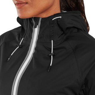 FootJoy HydroKnit chaqueta de mujer, negro/gris/blanco