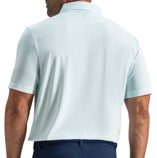 FootJoy Heritage Logo Lisle polo de hombre, blanco/mint julep