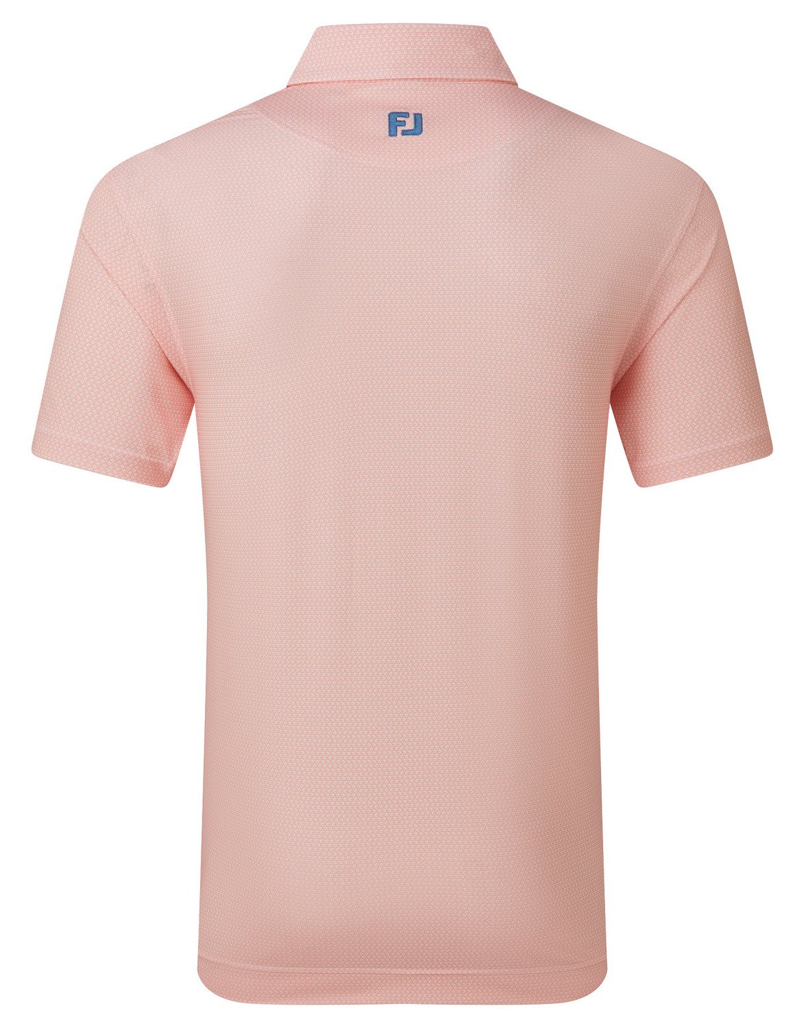 FootJoy Heritage Logo Lisle polo de hombre, blanco/melocotón