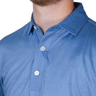 FootJoy Tailor Texture Lisle polo de hombre, riviera tonal