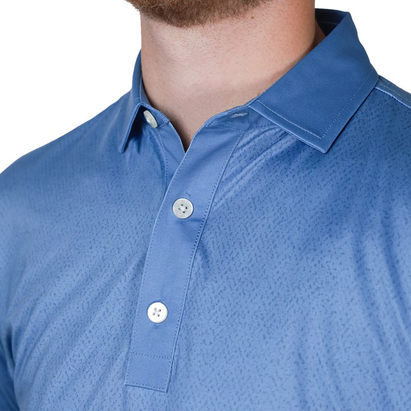 FootJoy Tailor Texture Lisle polo de hombre, riviera tonal