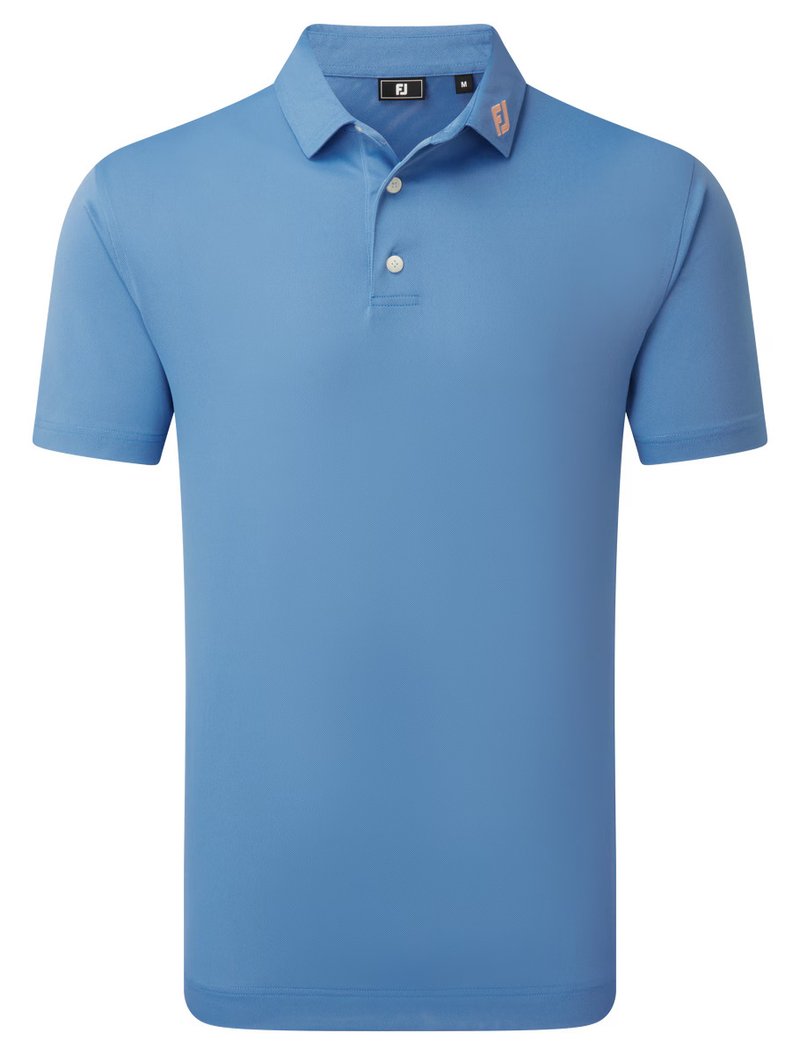 FootJoy Stretch Pique Solid polo de hombre, riviera