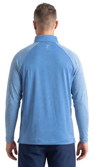 FootJoy Raglan H Block Chill-Out Midlayer de manga larga para hombre, riviera