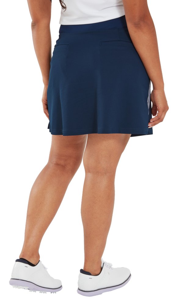 FootJoy Pleated falda de mujer (48 cm), azul marino