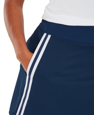 FootJoy Pleated falda de mujer (48 cm), azul marino